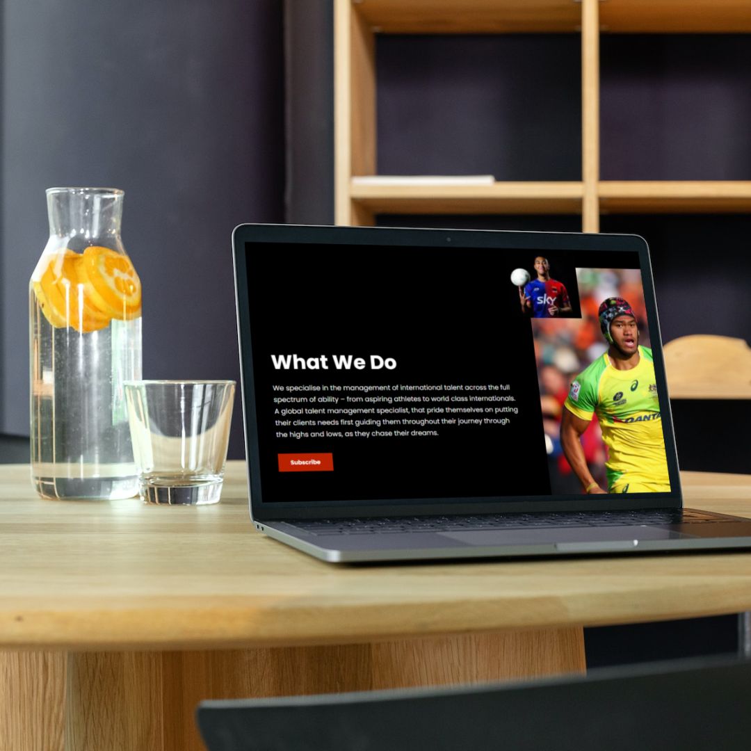 mockup website talent management